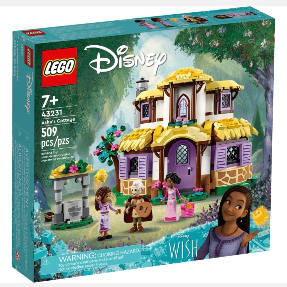 New LEGO Disney Wish 43231 Asha's Cottage House Factory Sealed Box Retired